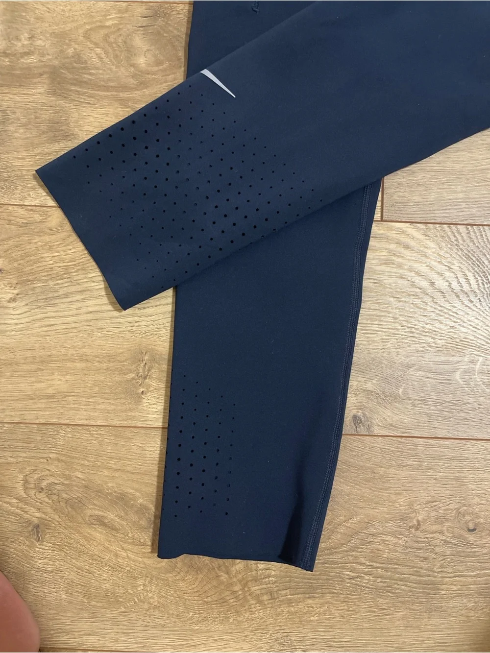 Nike Navy Blue Dri-FIT Running Capri Leggings